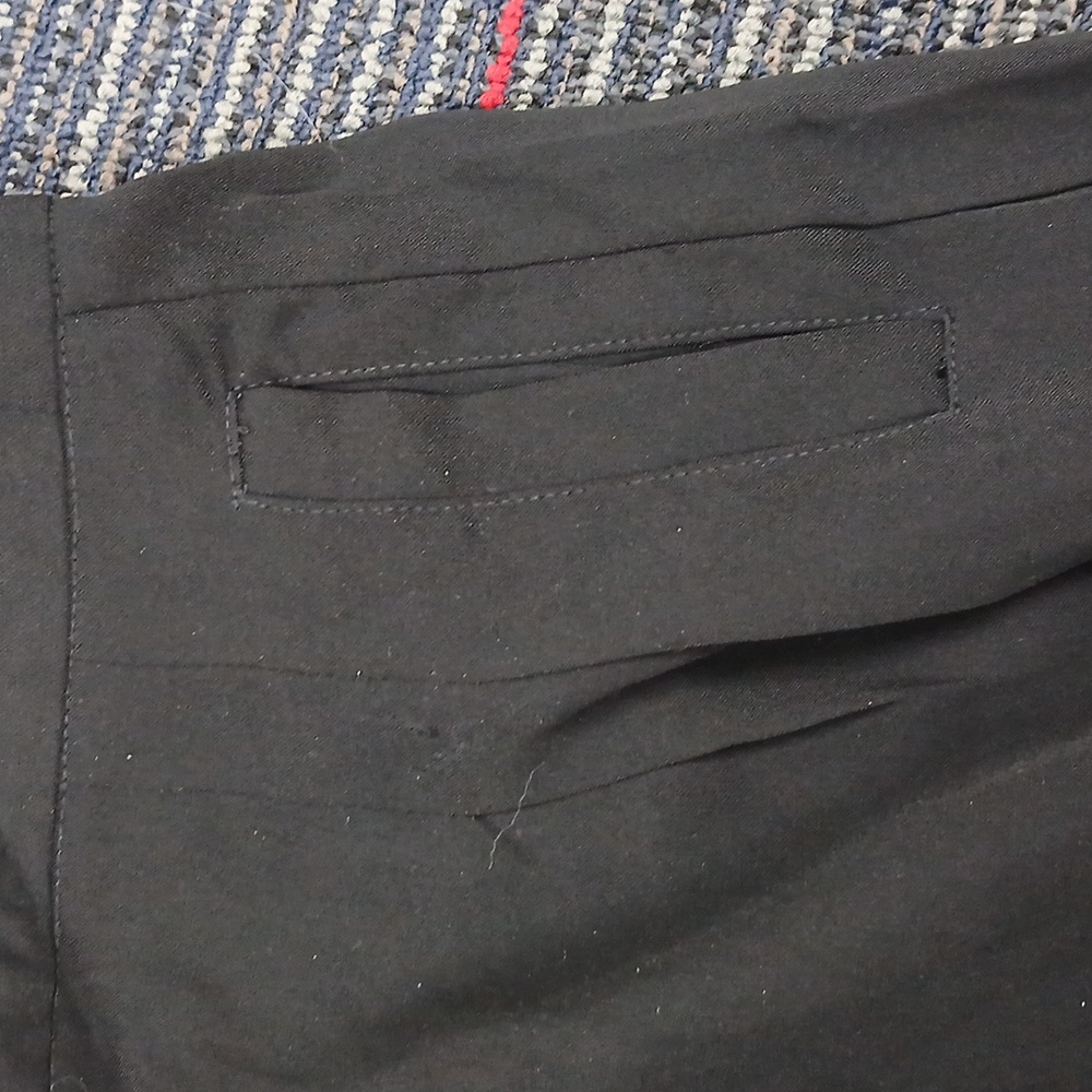 Fashion Nova Classic Black Straight Leg Pants Size Lg - Picture 6 of 7